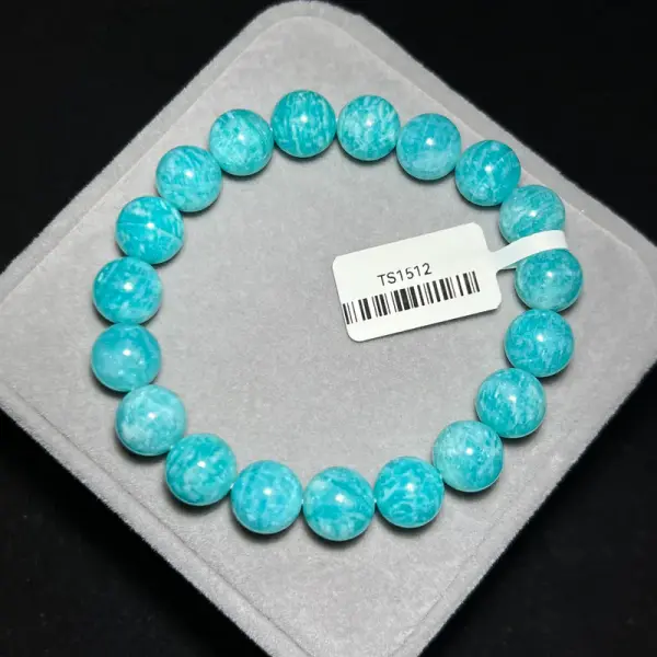 High quality moissanite amazonite 10.5mm TS1512