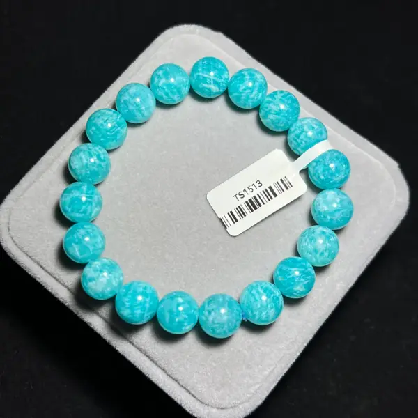 High quality moissanite amazonite 11mm TS1513