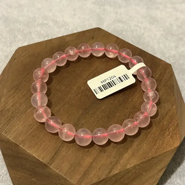 Advanced Old Mine Horse Rose Quartz 8.6mm MP1204