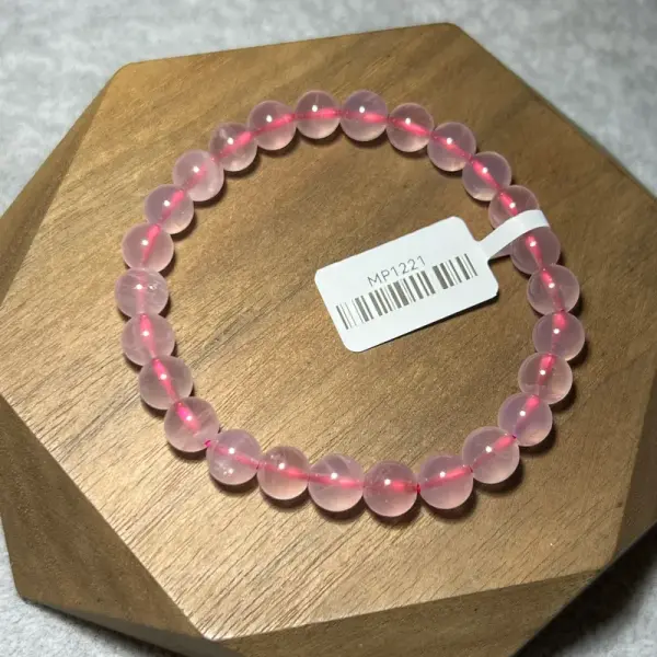 Horse Pink Quartz 7.6mm MP1221