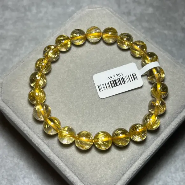 Gold titanium crystal 9.2mm AK1351